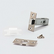 Картинка Задвижка дверная Apecs L-0126-NIS матовый никель